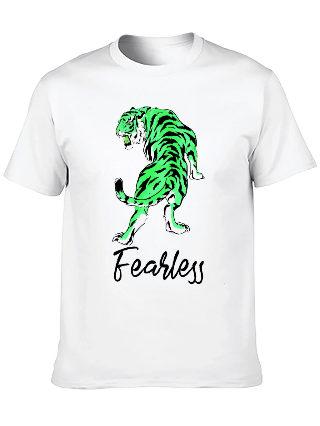 Fearless Tiger Graphic Tee - Black T-Shirt product image 9