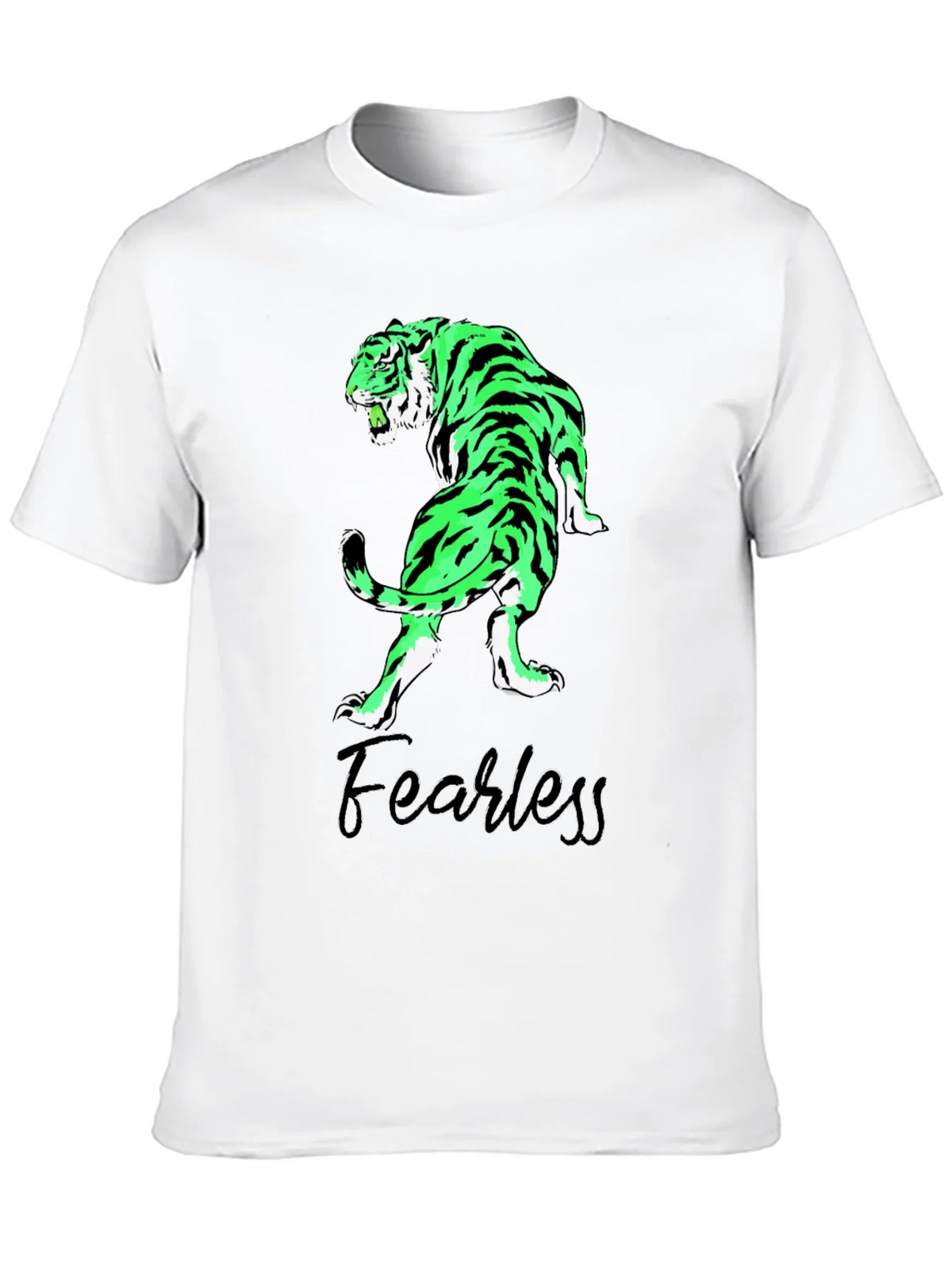 Fearless Tiger Graphic Tee - Black T-Shirt product image 9