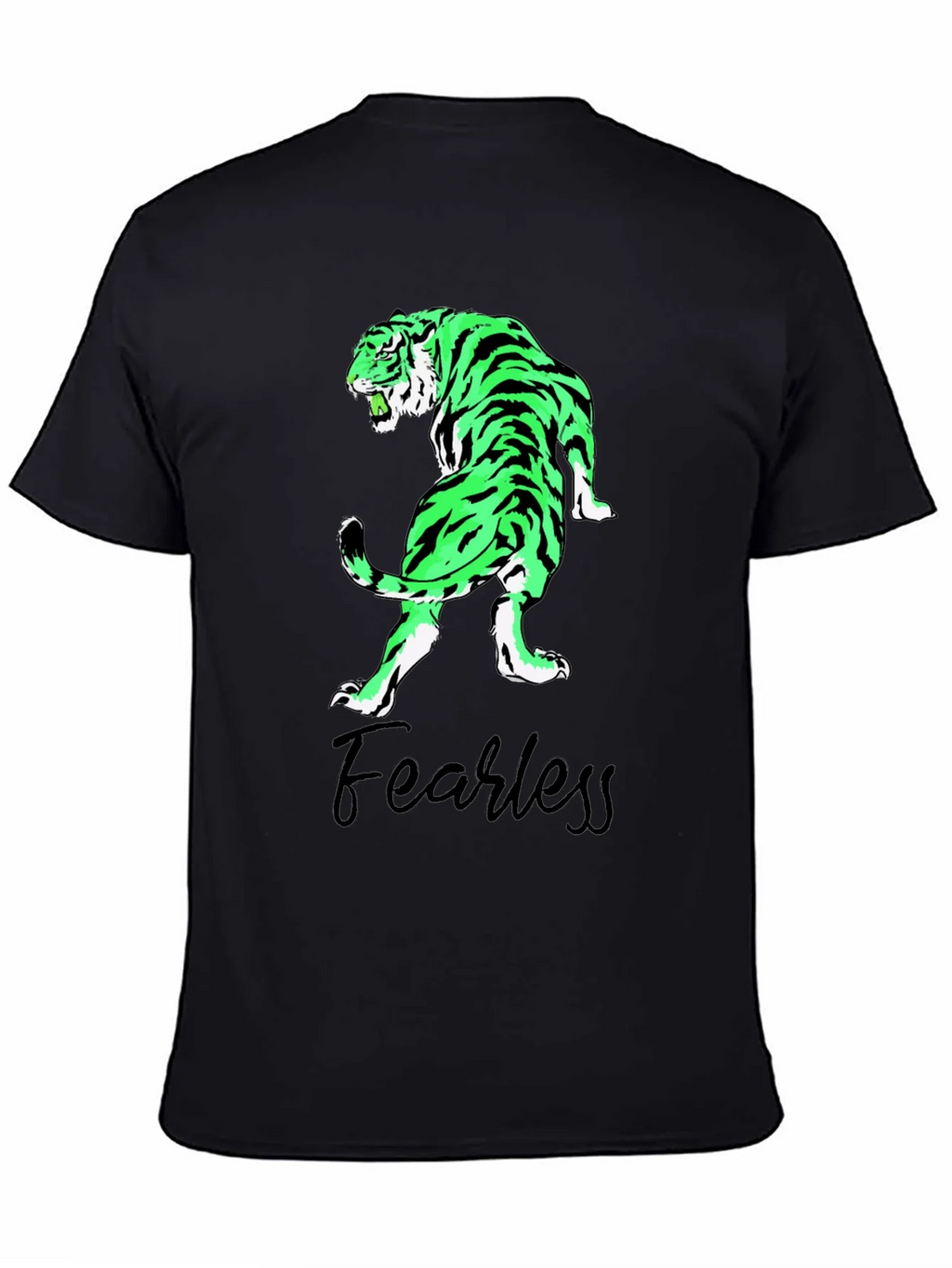 Fearless Tiger Graphic Tee - Black T-Shirt product image 4