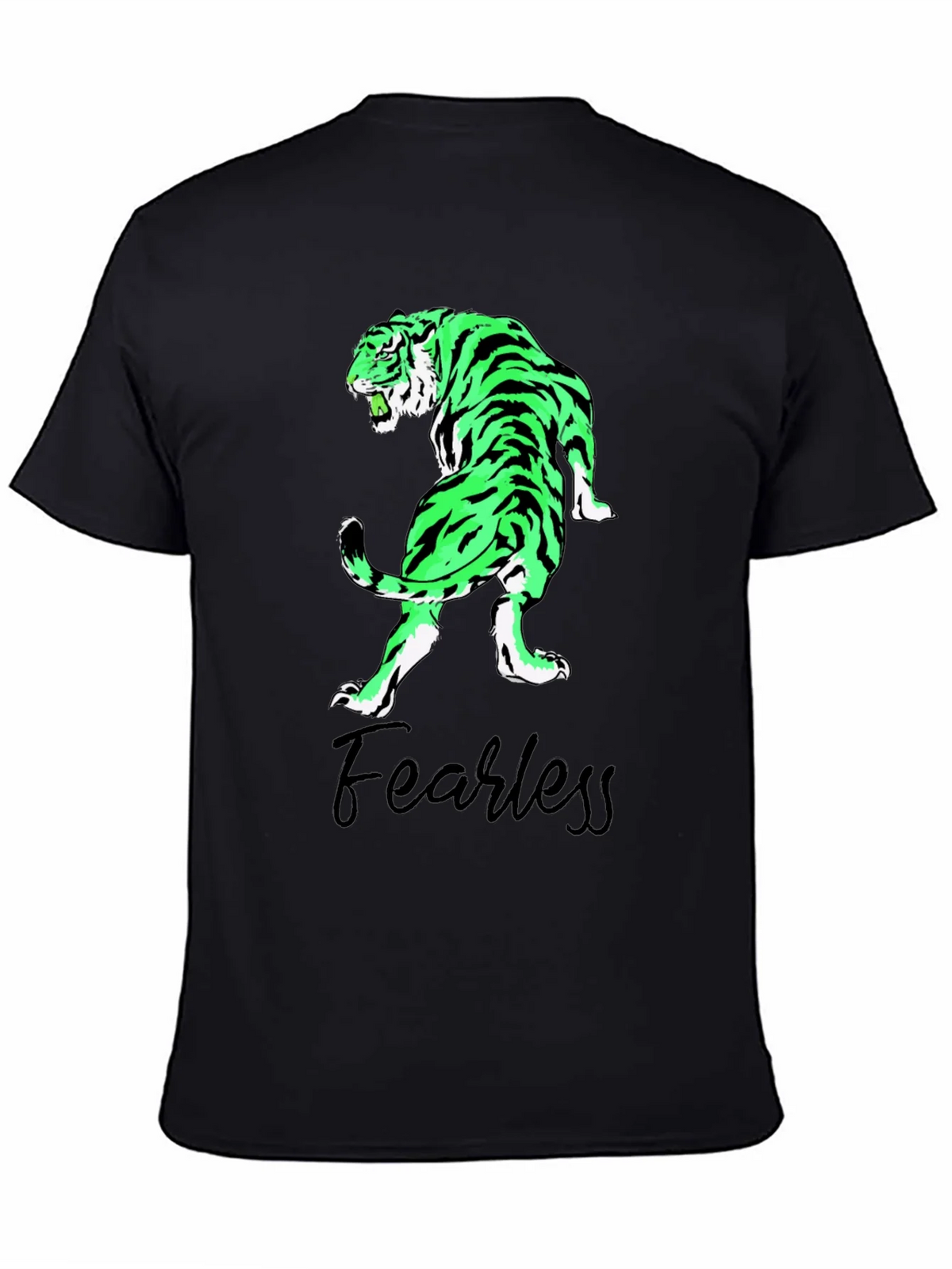 Fearless Tiger Graphic Tee - Black T-Shirt product image 4