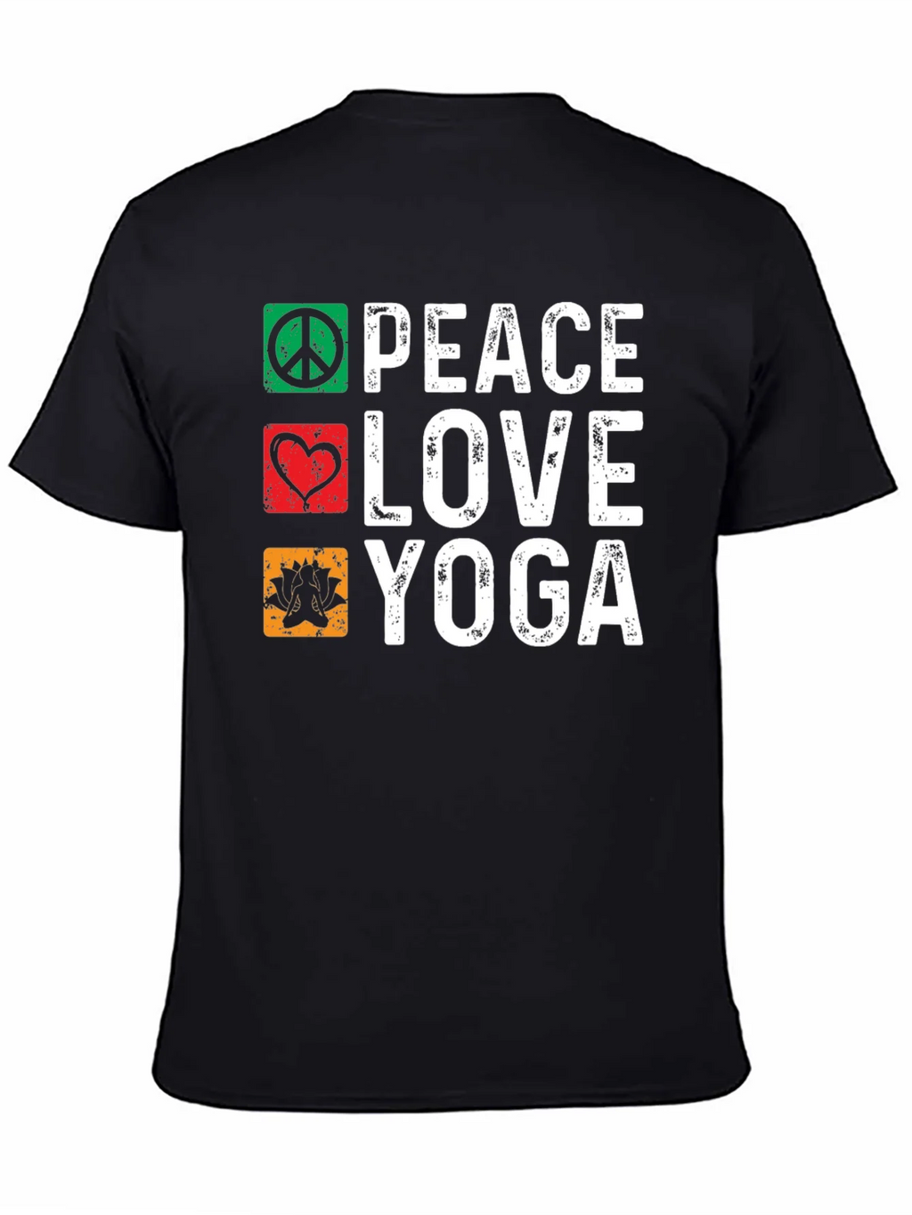 Peace Love Yoga Graphic Tee product image 4