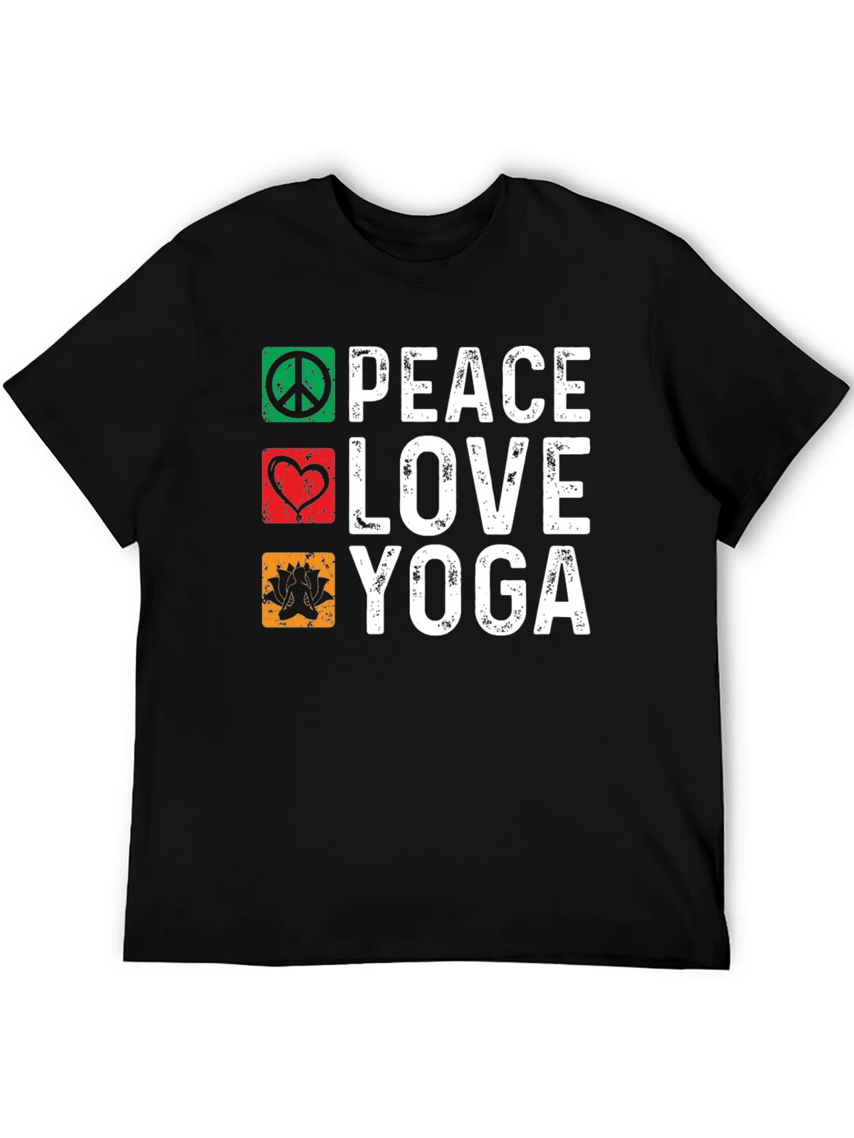 Peace Love Yoga Graphic Tee product image 5