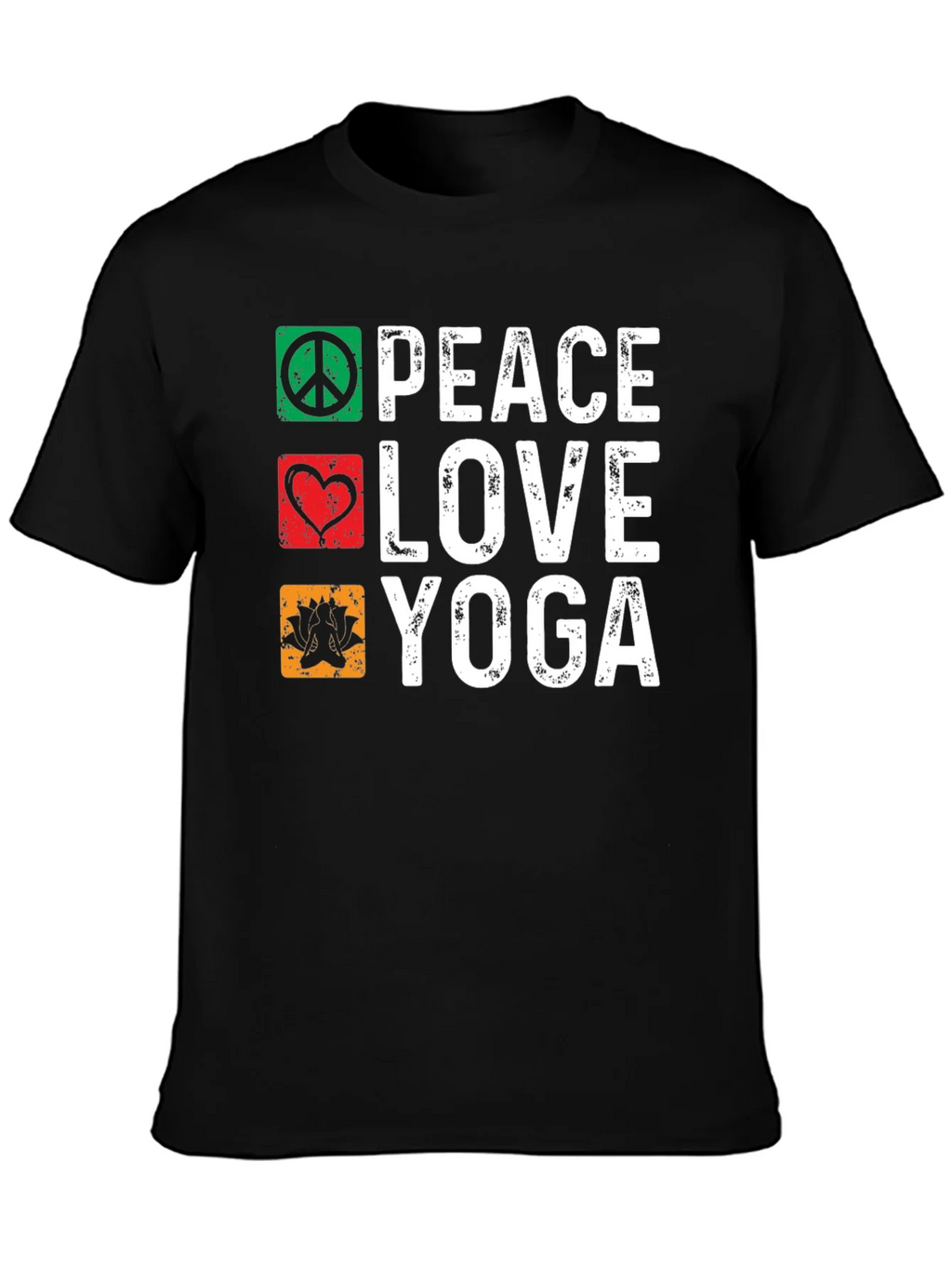 Peace Love Yoga Graphic Tee product image 3