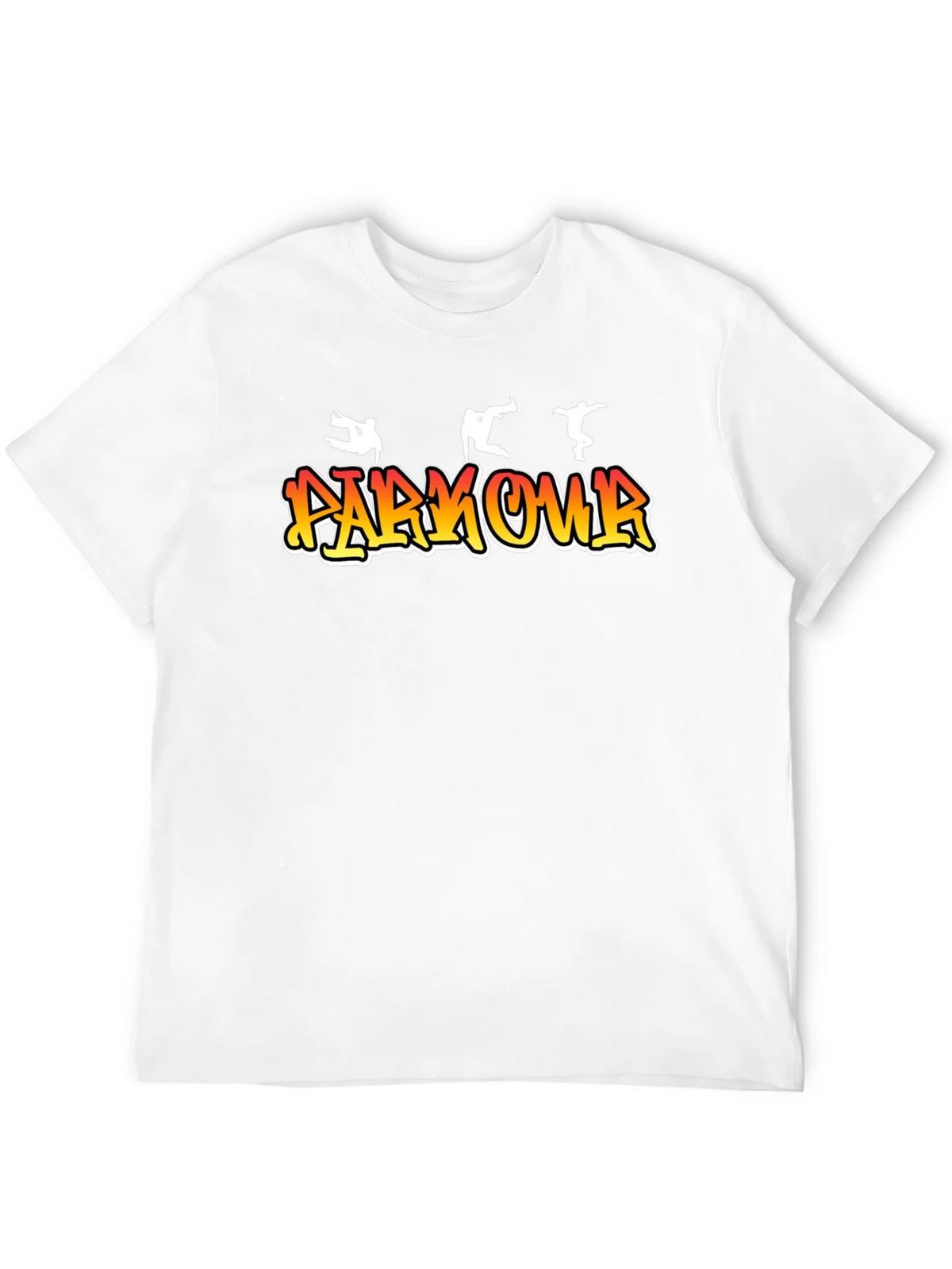 Parkour Graphic Print Black T-Shirt product image 11