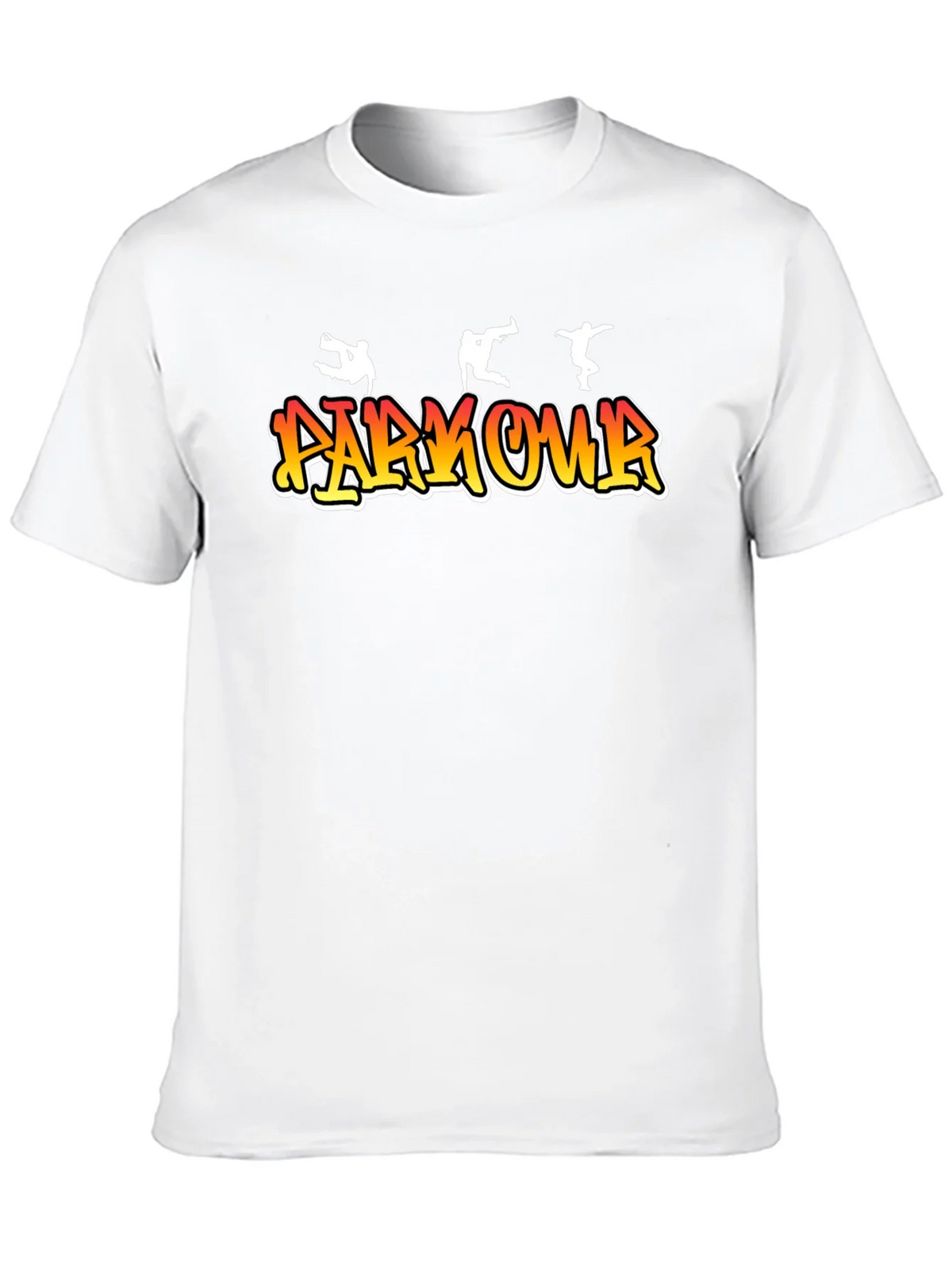 Parkour Graphic Print Black T-Shirt product image 9
