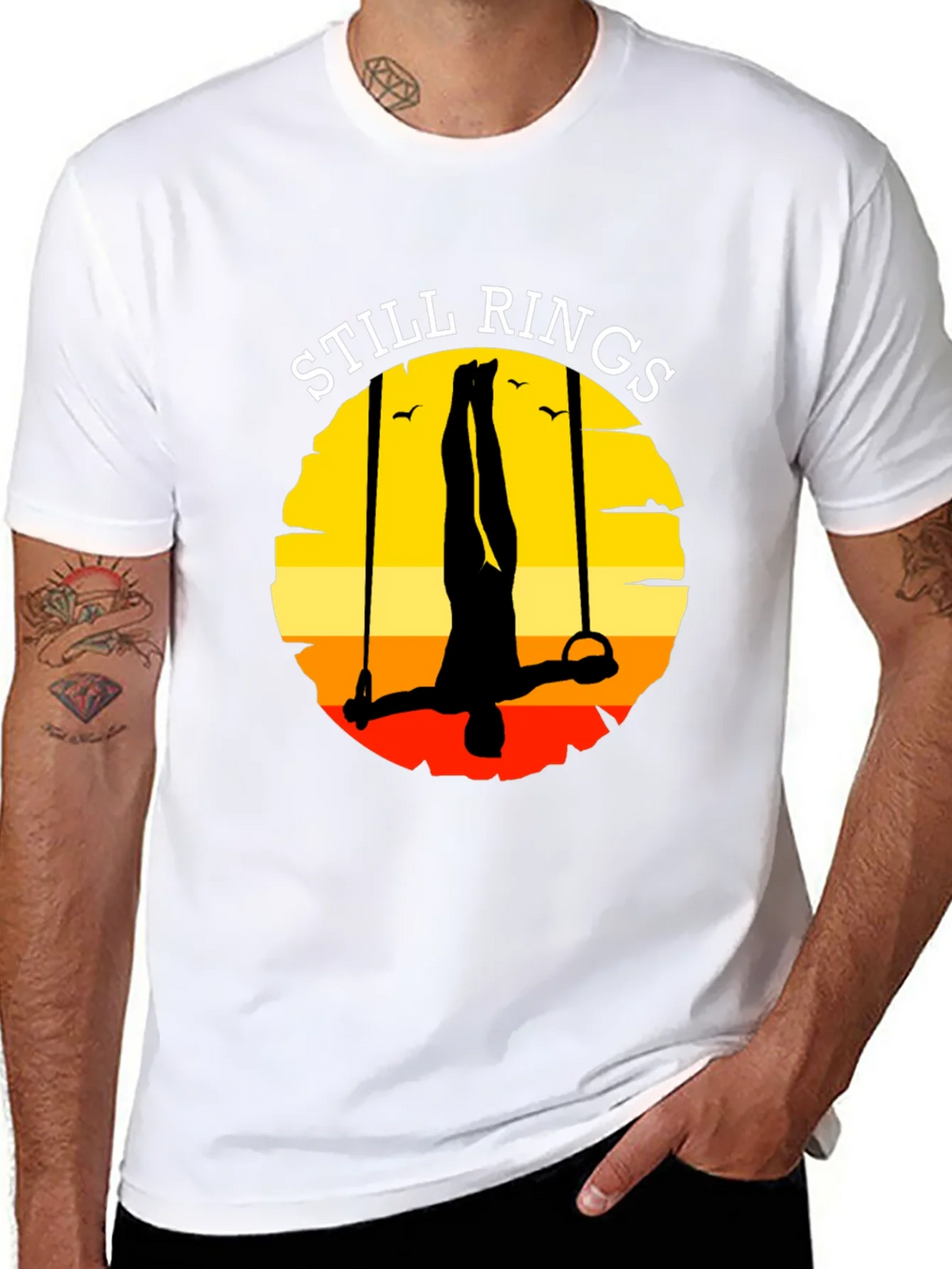 Still Rings Graphic T-Shirt Gymnast Apparel product image 7