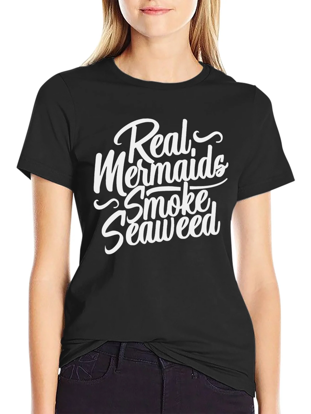 Real Mermaids Smoke Seaweed Graphic T-Shirt product image 2