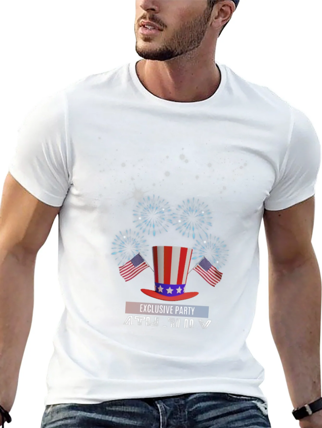 Patriotic 4th of July Exclusive Party T-Shirt product image 12