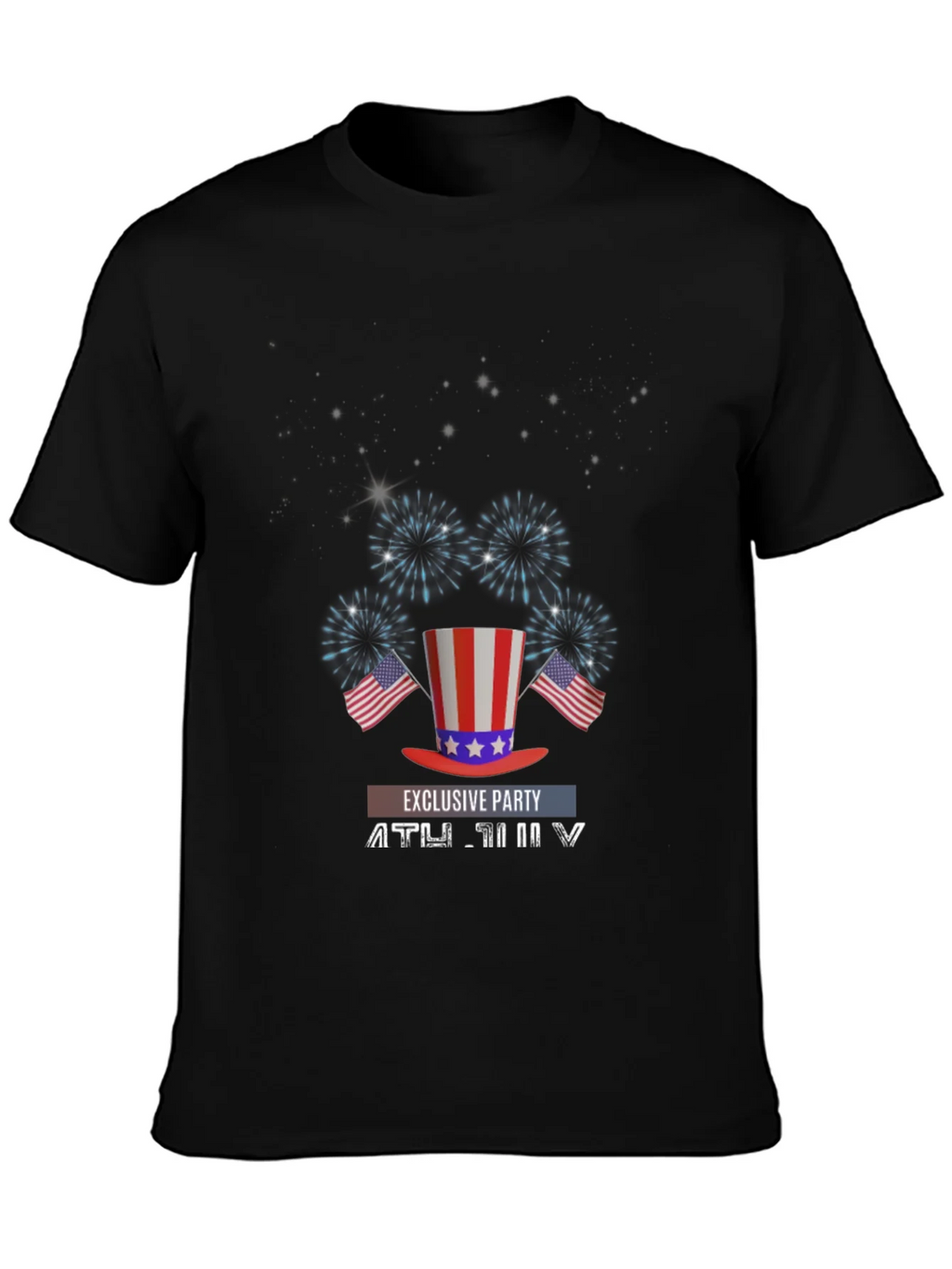 Patriotic 4th of July Exclusive Party T-Shirt product image 3