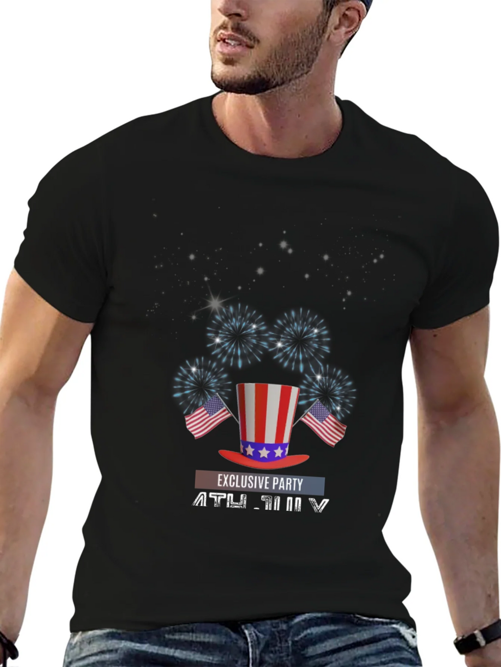 Patriotic 4th of July Exclusive Party T-Shirt product image 6