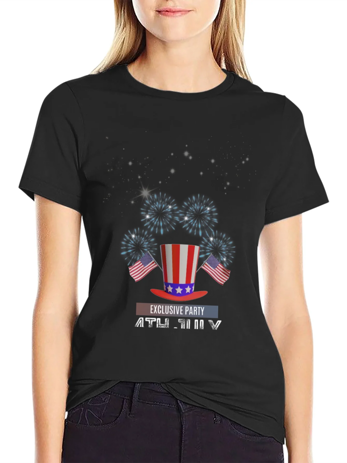 Patriotic 4th of July Exclusive Party T-Shirt product image 2