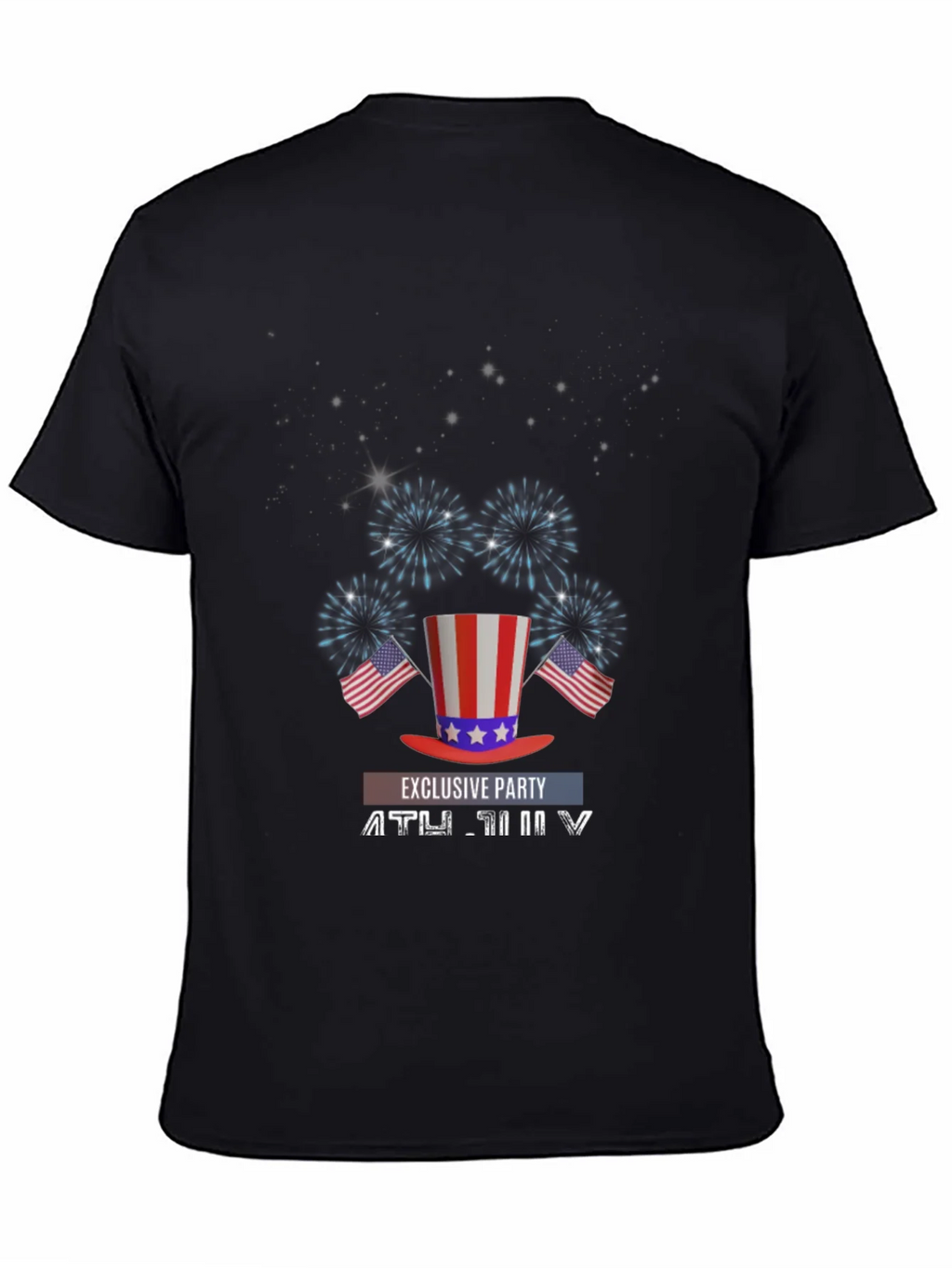 Patriotic 4th of July Exclusive Party T-Shirt product image 4