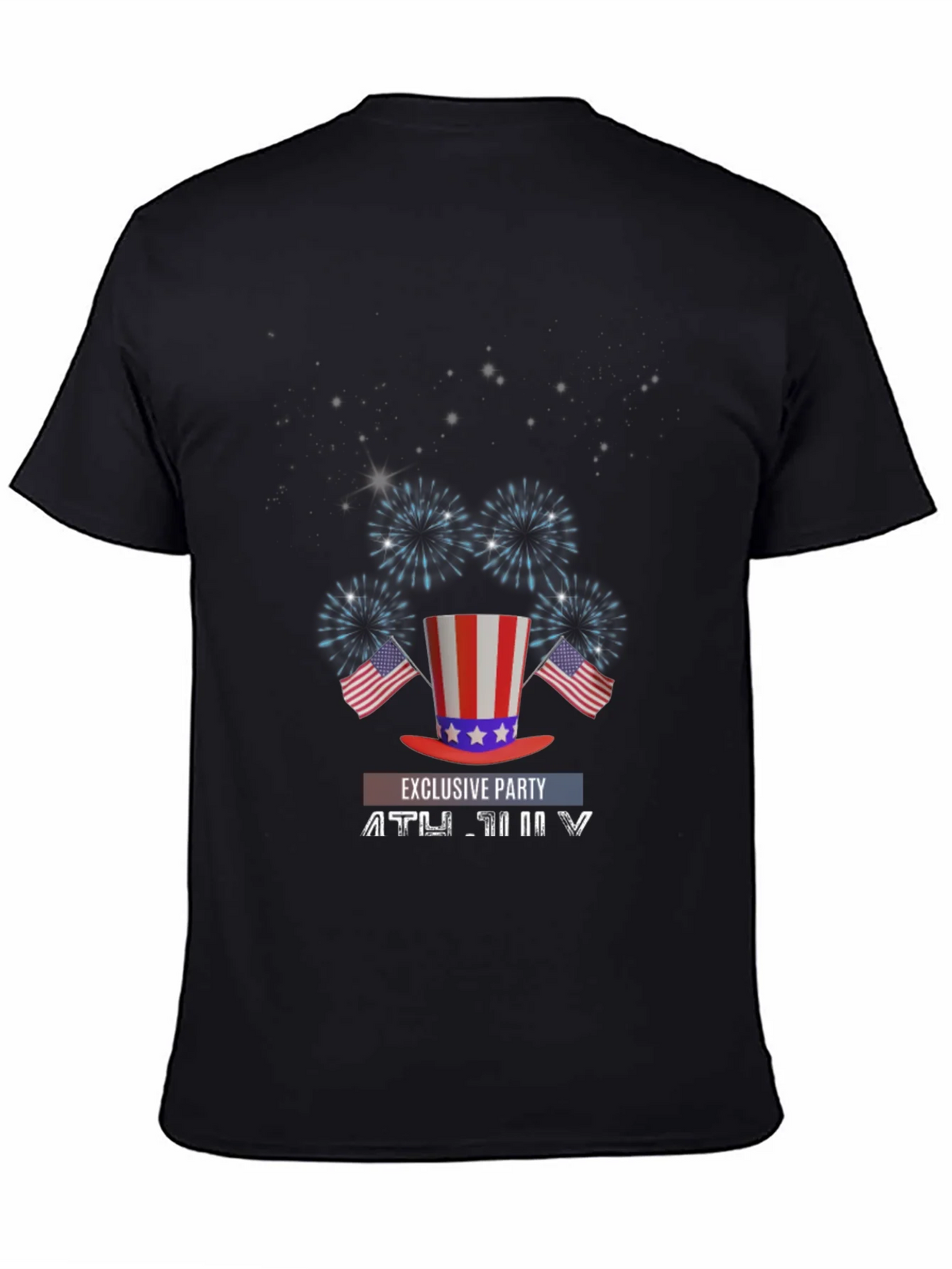 Patriotic 4th of July Exclusive Party T-Shirt product image 4