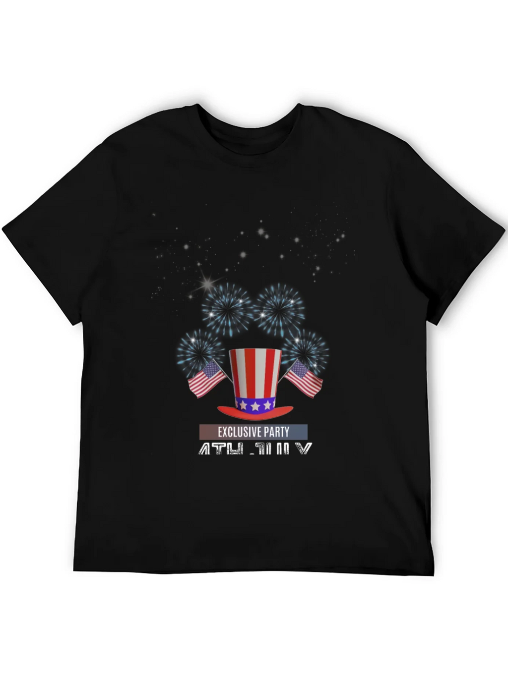 Patriotic 4th of July Exclusive Party T-Shirt product image 5
