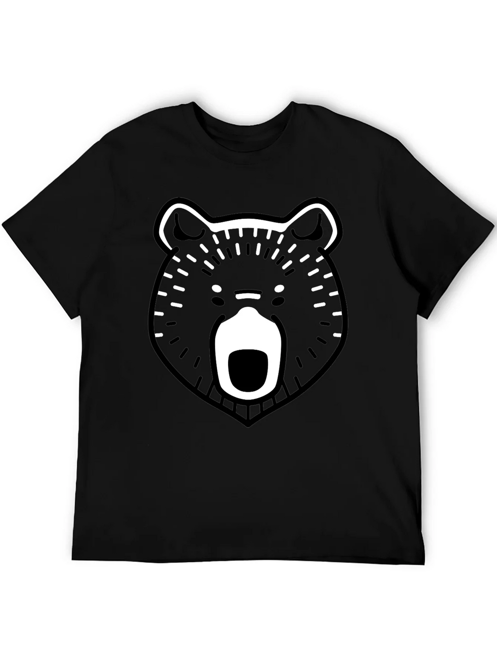 Bear Graphic Black T-Shirt product image 5