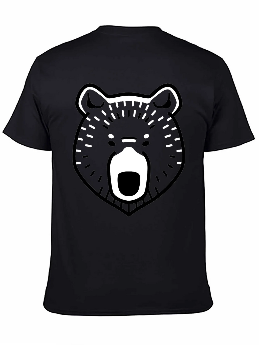 Bear Graphic Black T-Shirt product image 4