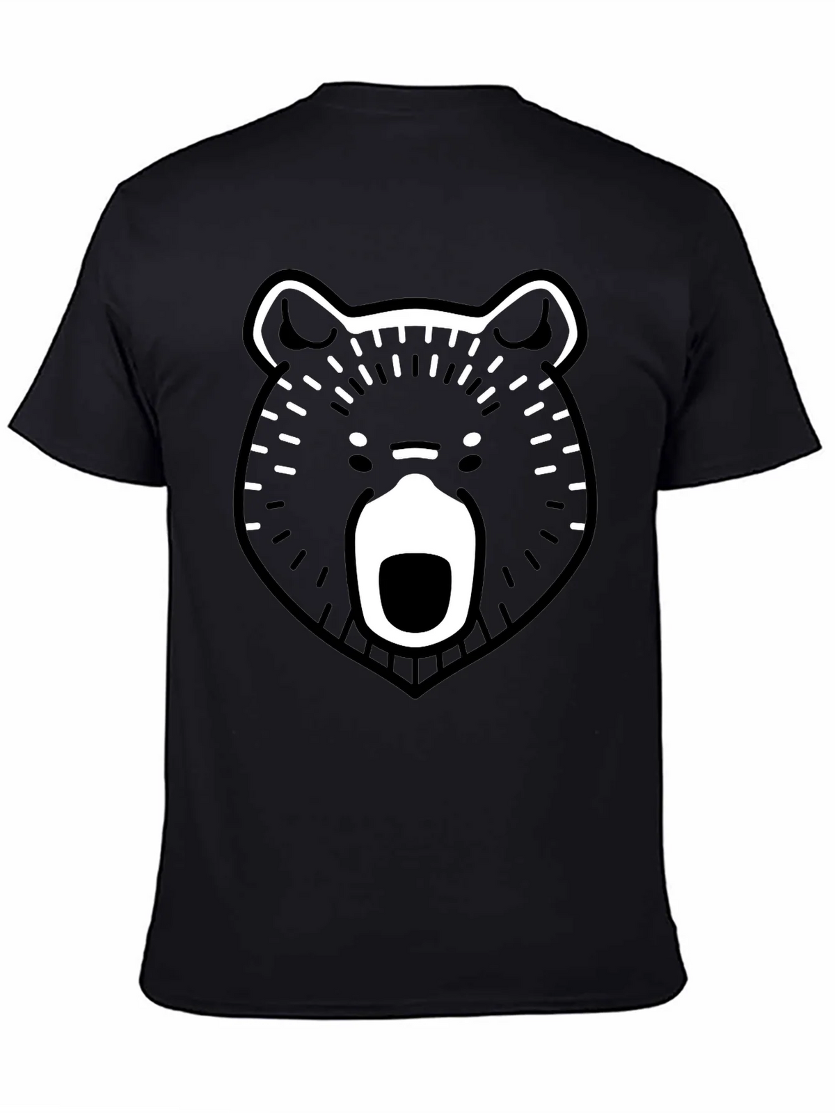 Bear Graphic Black T-Shirt product image 4