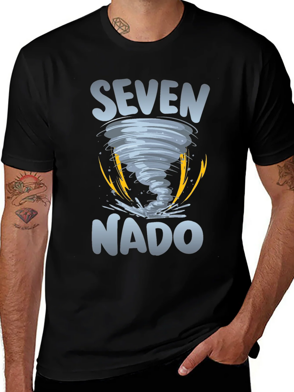 SevenNado Graphic Tee - Tornado Design product image 1