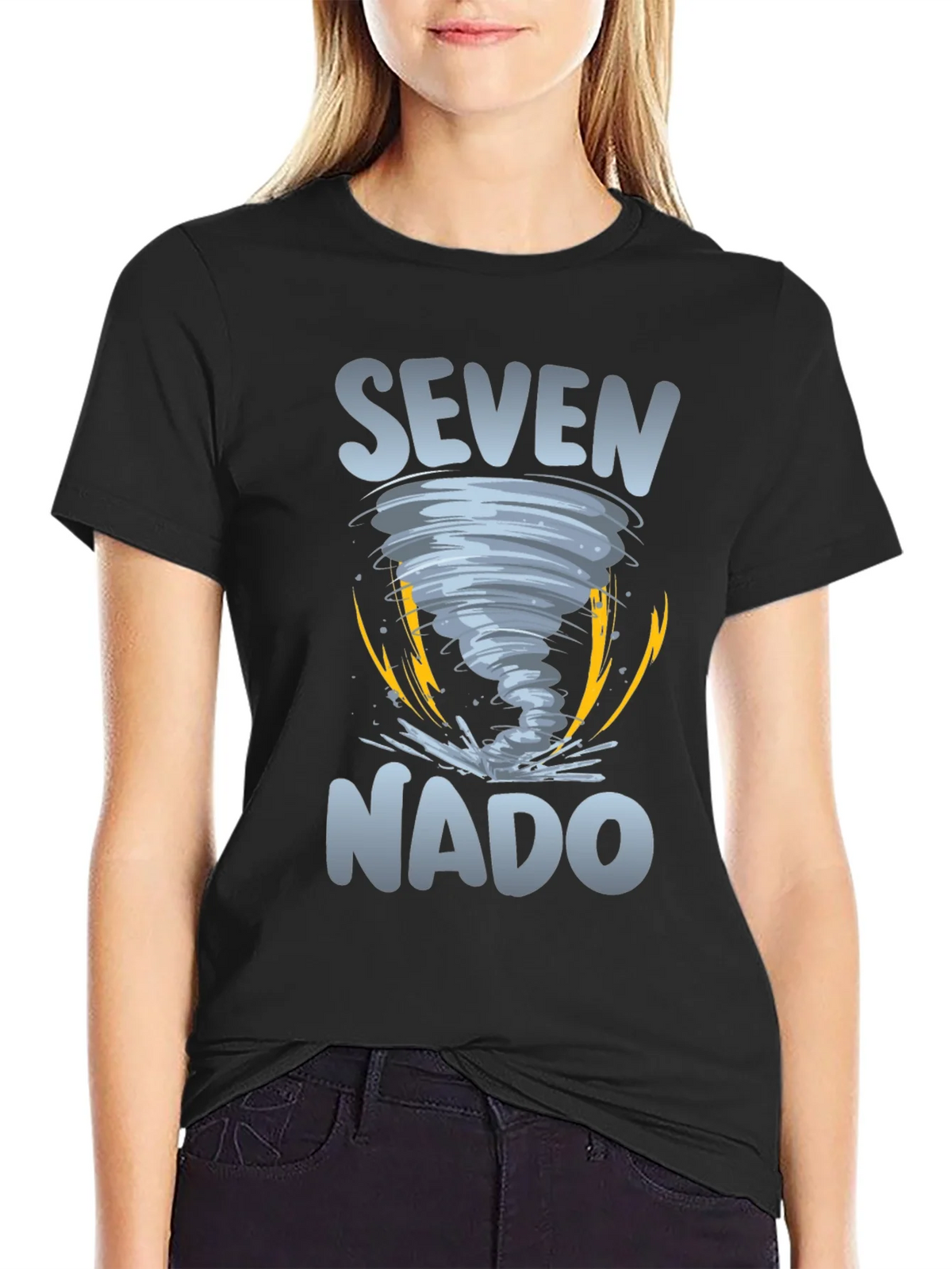 SevenNado Graphic Tee - Tornado Design product image 2