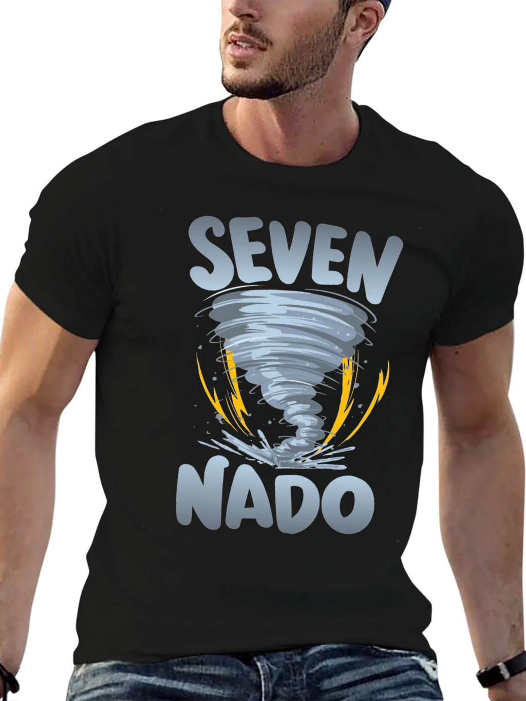 SevenNado Graphic Tee - Tornado Design product image 6