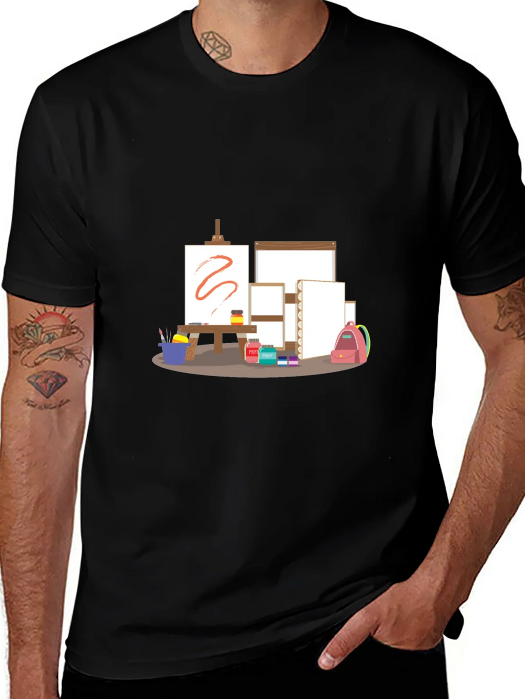 Artists Studio T-Shirt - Creative Canvas Design product image 1