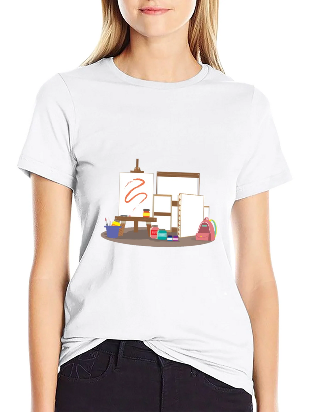 Artists Studio T-Shirt - Creative Canvas Design product image 8