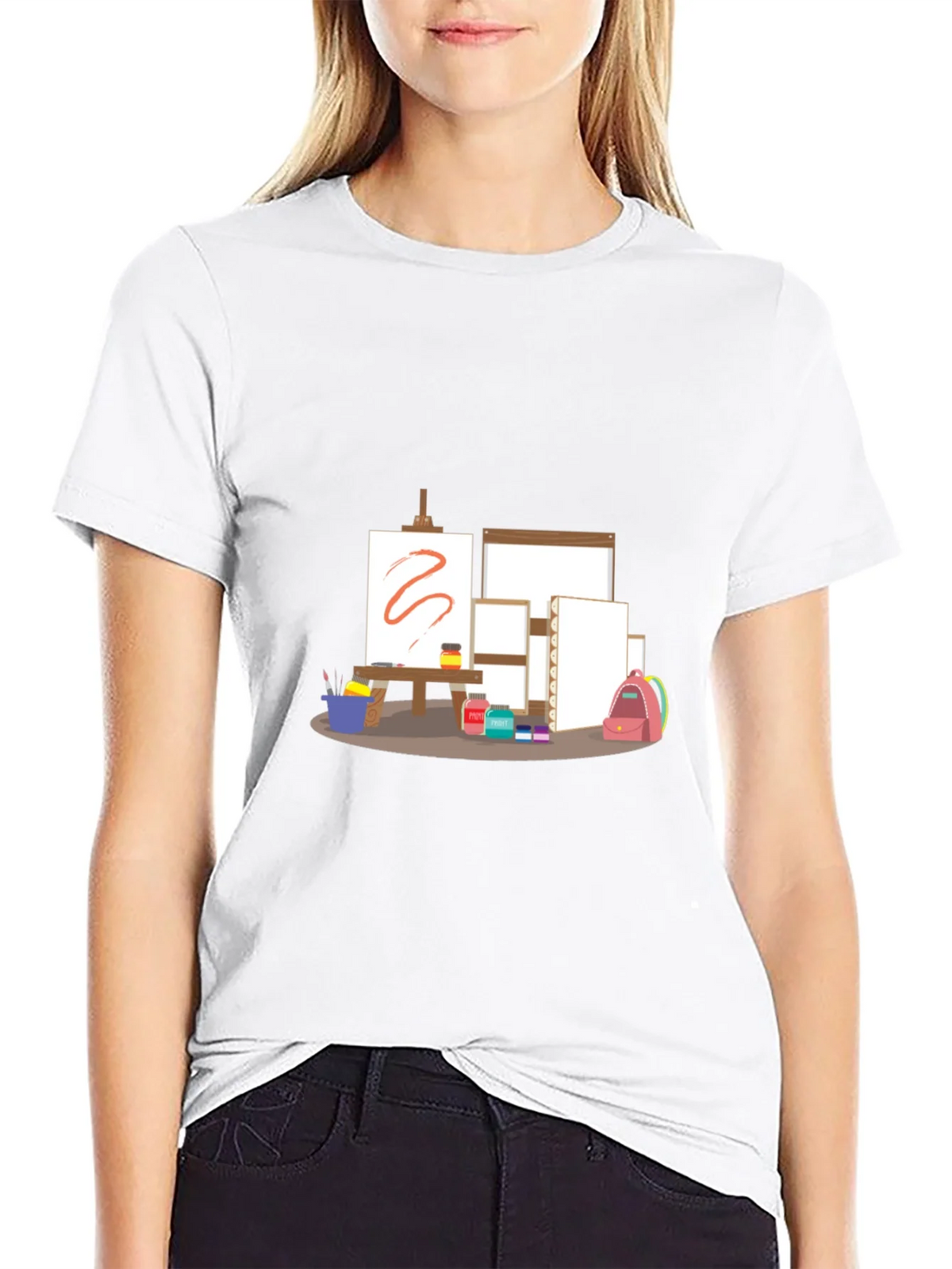 Artists Studio T-Shirt - Creative Canvas Design product image 8