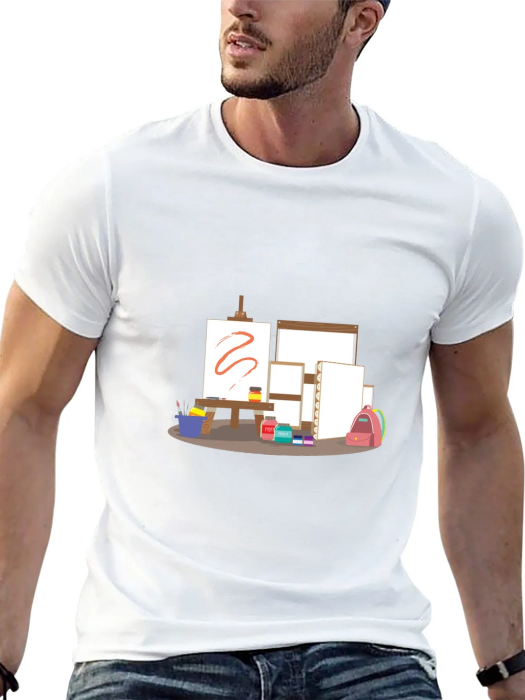 Artists Studio T-Shirt - Creative Canvas Design product image 12