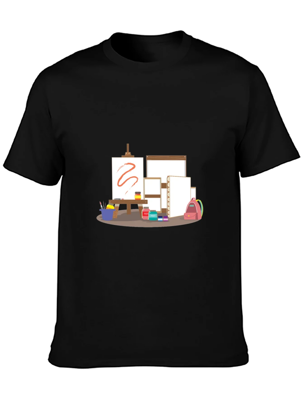 Artists Studio T-Shirt - Creative Canvas Design product image 3