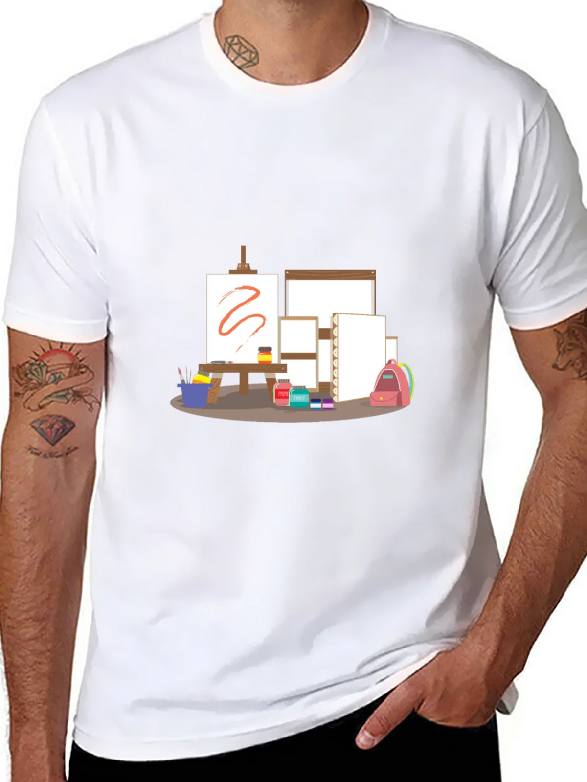Artists Studio T-Shirt - Creative Canvas Design product image 7