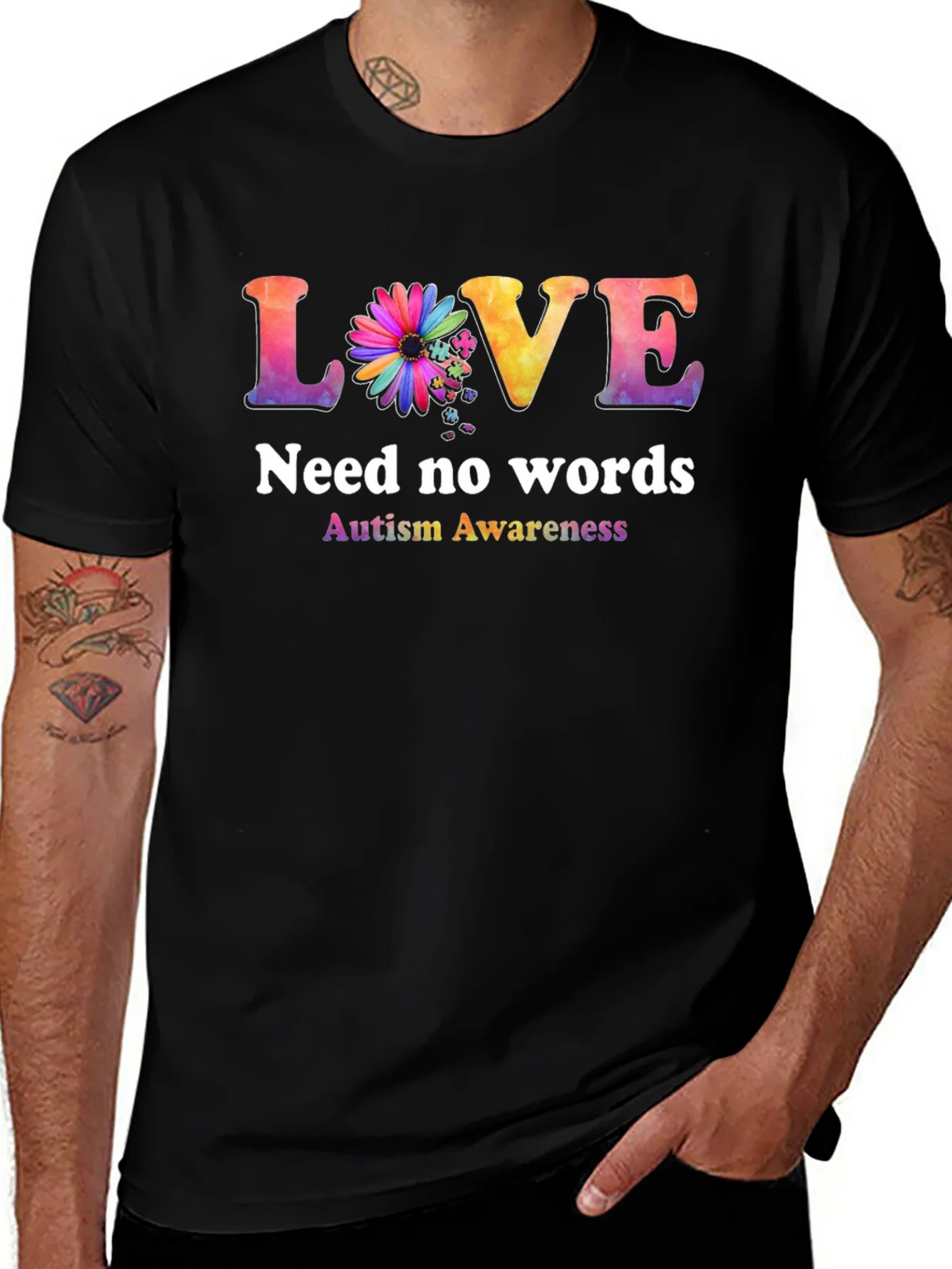 Autism Awareness Love Graphic T-Shirt product image 1