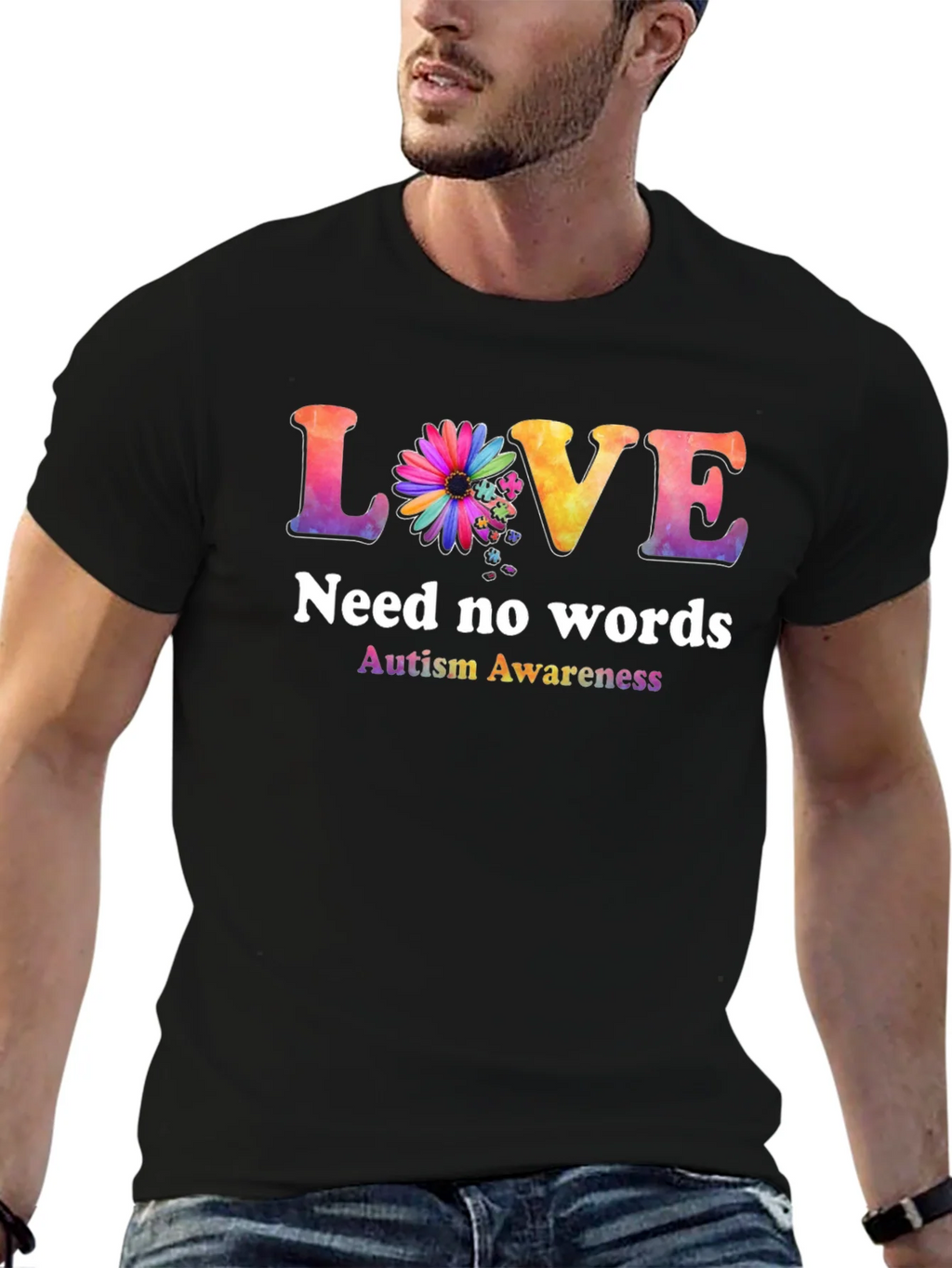 Autism Awareness Love Graphic T-Shirt product image 6