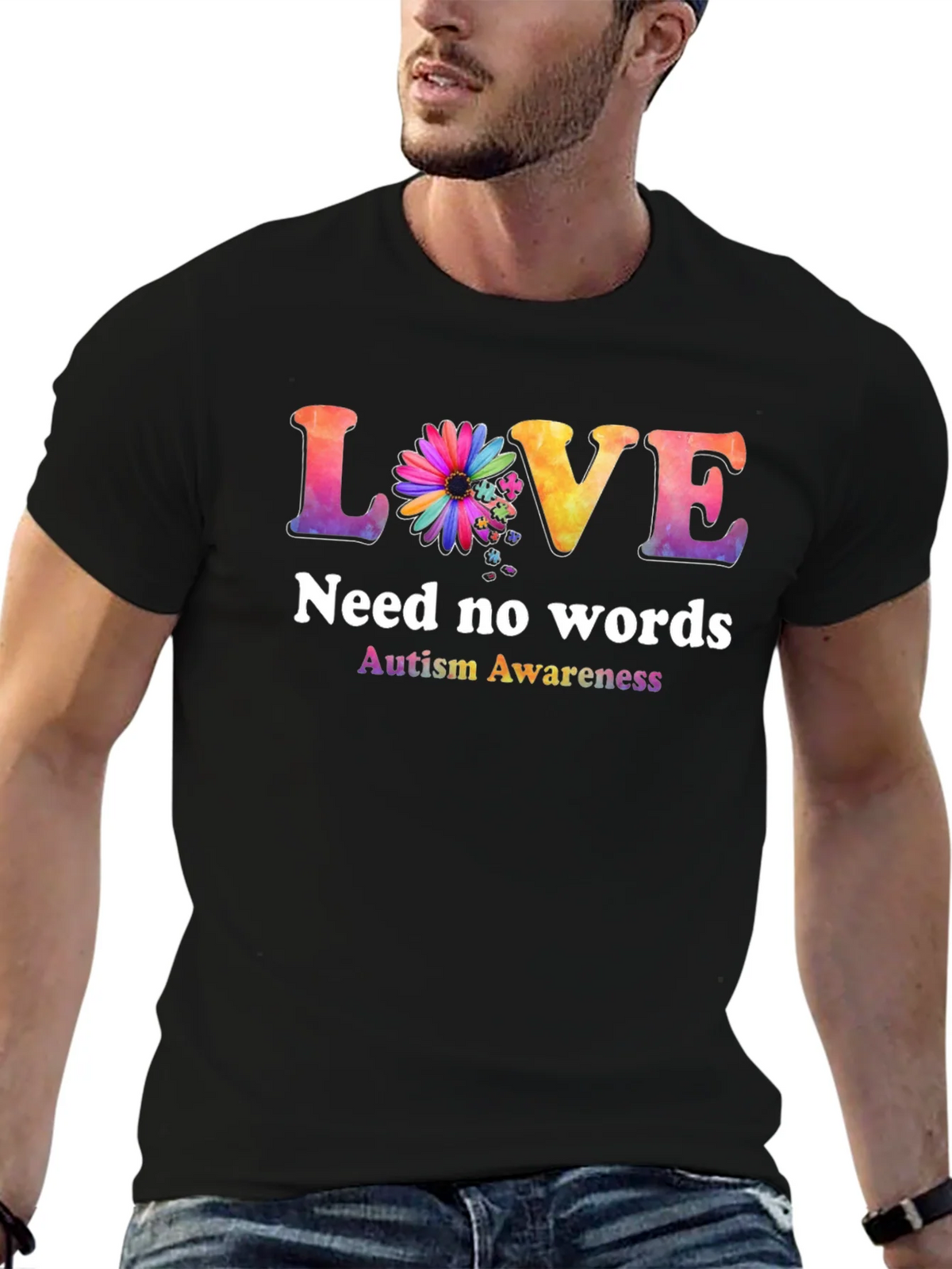 Autism Awareness Love Graphic T-Shirt product image 6