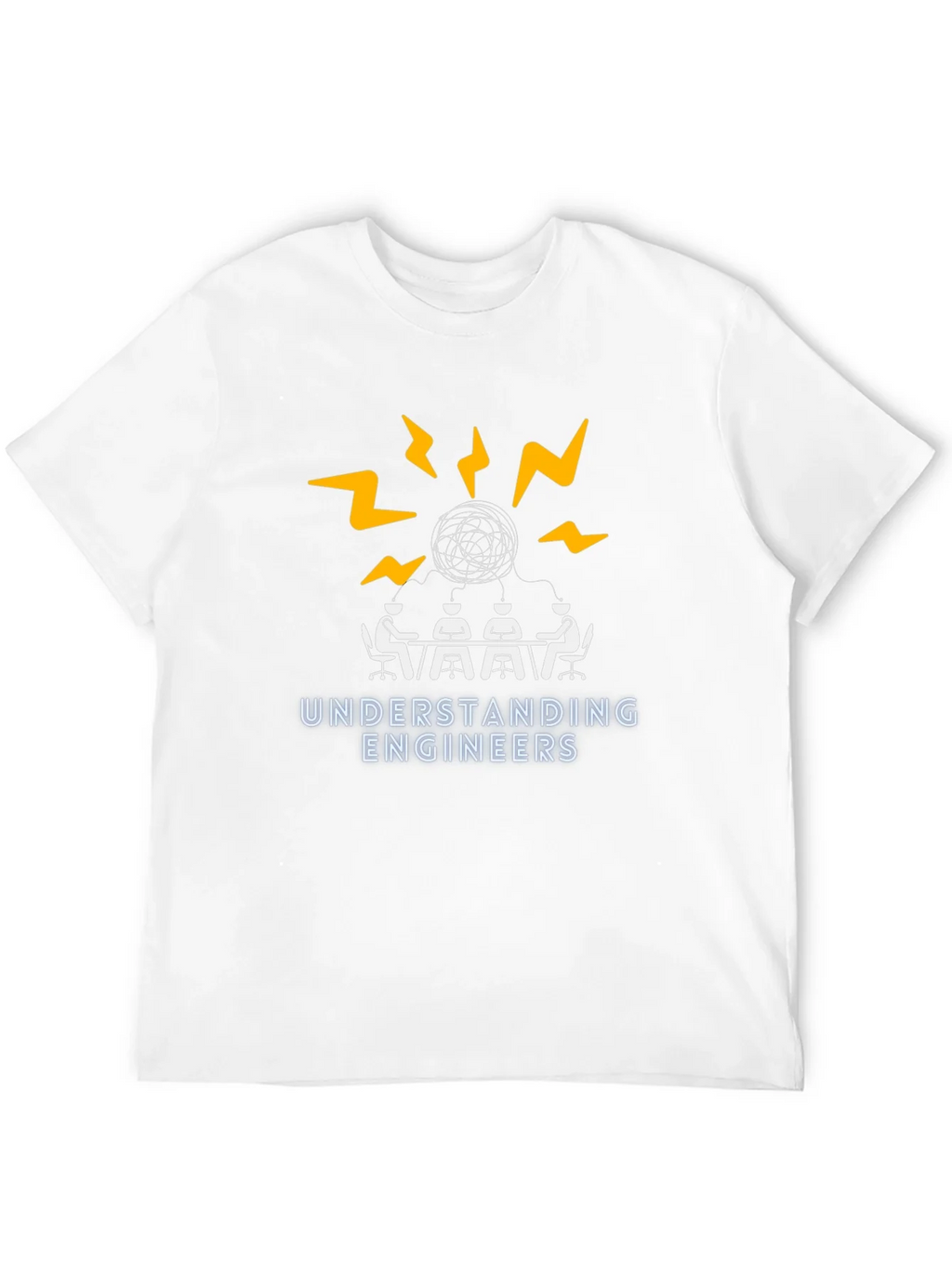 Understanding Engineers Graphic T-Shirt - Black Cotton Tee product image 11