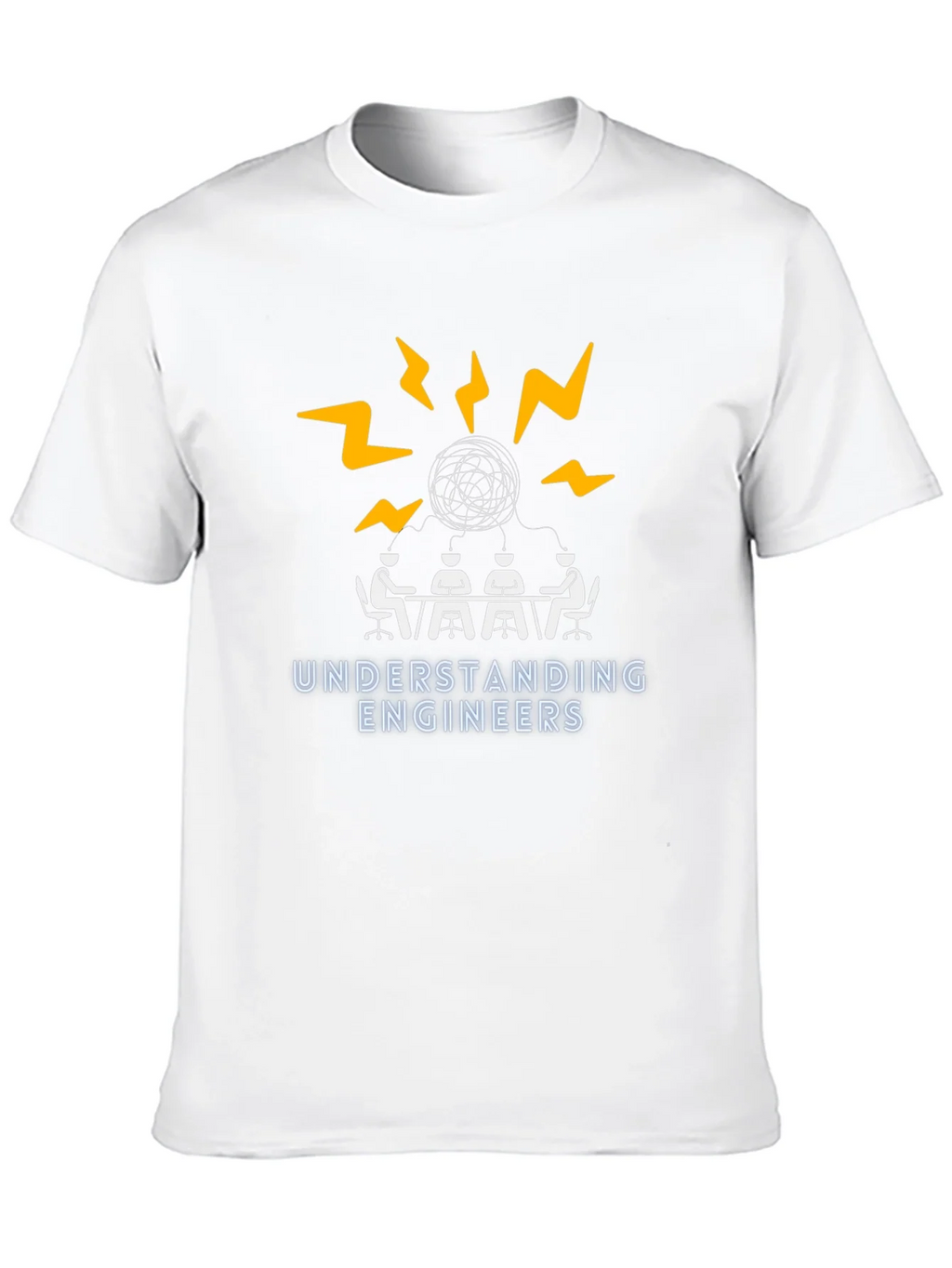 Understanding Engineers Graphic T-Shirt - Black Cotton Tee product image 9