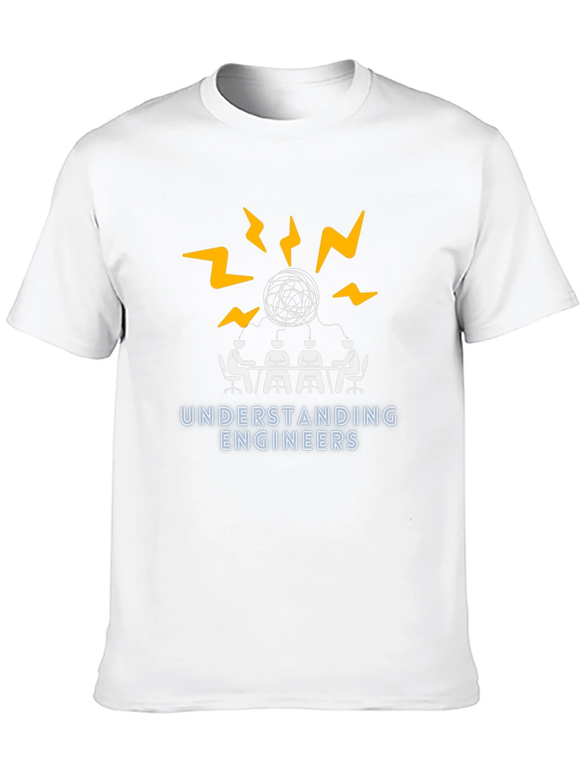 Understanding Engineers Graphic T-Shirt - Black Cotton Tee product image 9