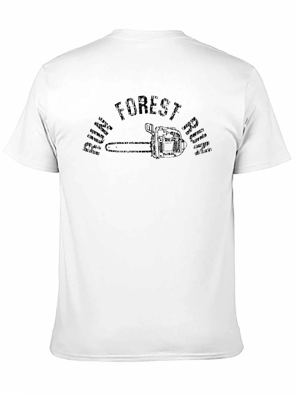 Pine Forest T-Shirt with Chainsaw Graphic product image 10