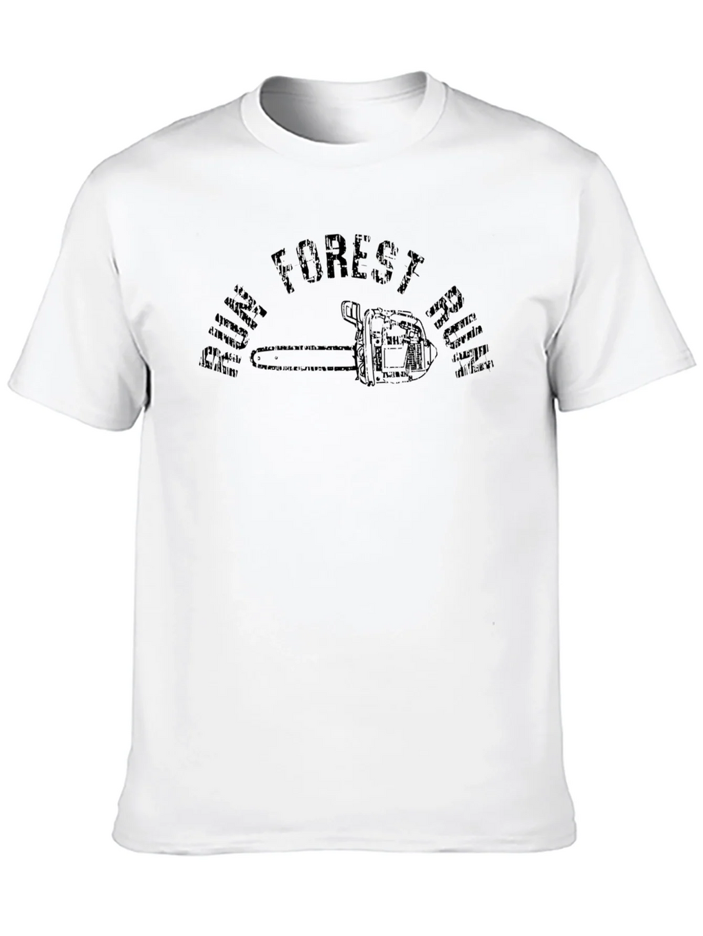 Pine Forest T-Shirt with Chainsaw Graphic product image 9