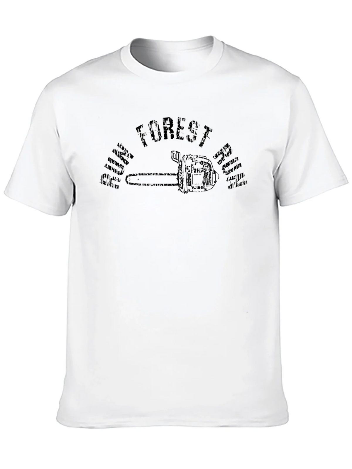 Pine Forest T-Shirt with Chainsaw Graphic product image 9