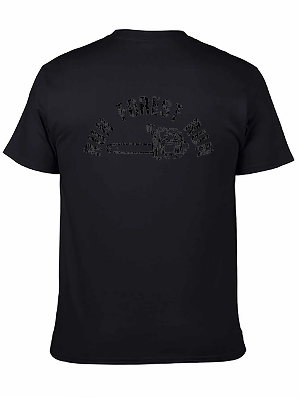 Pine Forest T-Shirt with Chainsaw Graphic product image 4