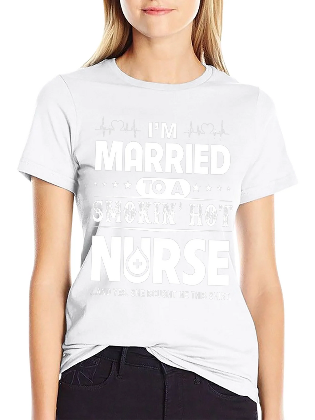 Married to a Smokin Hot Nurse T-Shirt product image 8