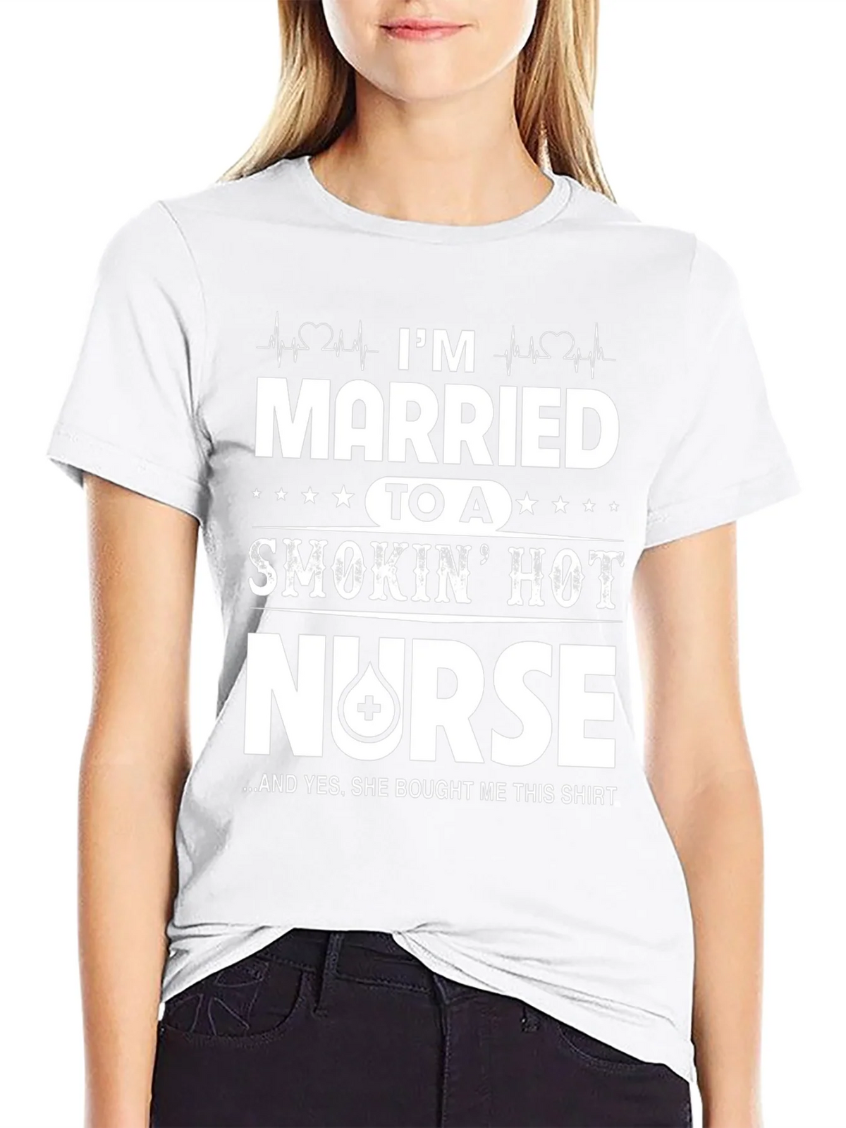 Married to a Smokin Hot Nurse T-Shirt product image 8