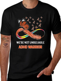 ADHD Warrior T-Shirt Butterfly Infinity Ribbon Design product image 1