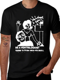 Ventriloquist Humor Graphic T-Shirt product image 1