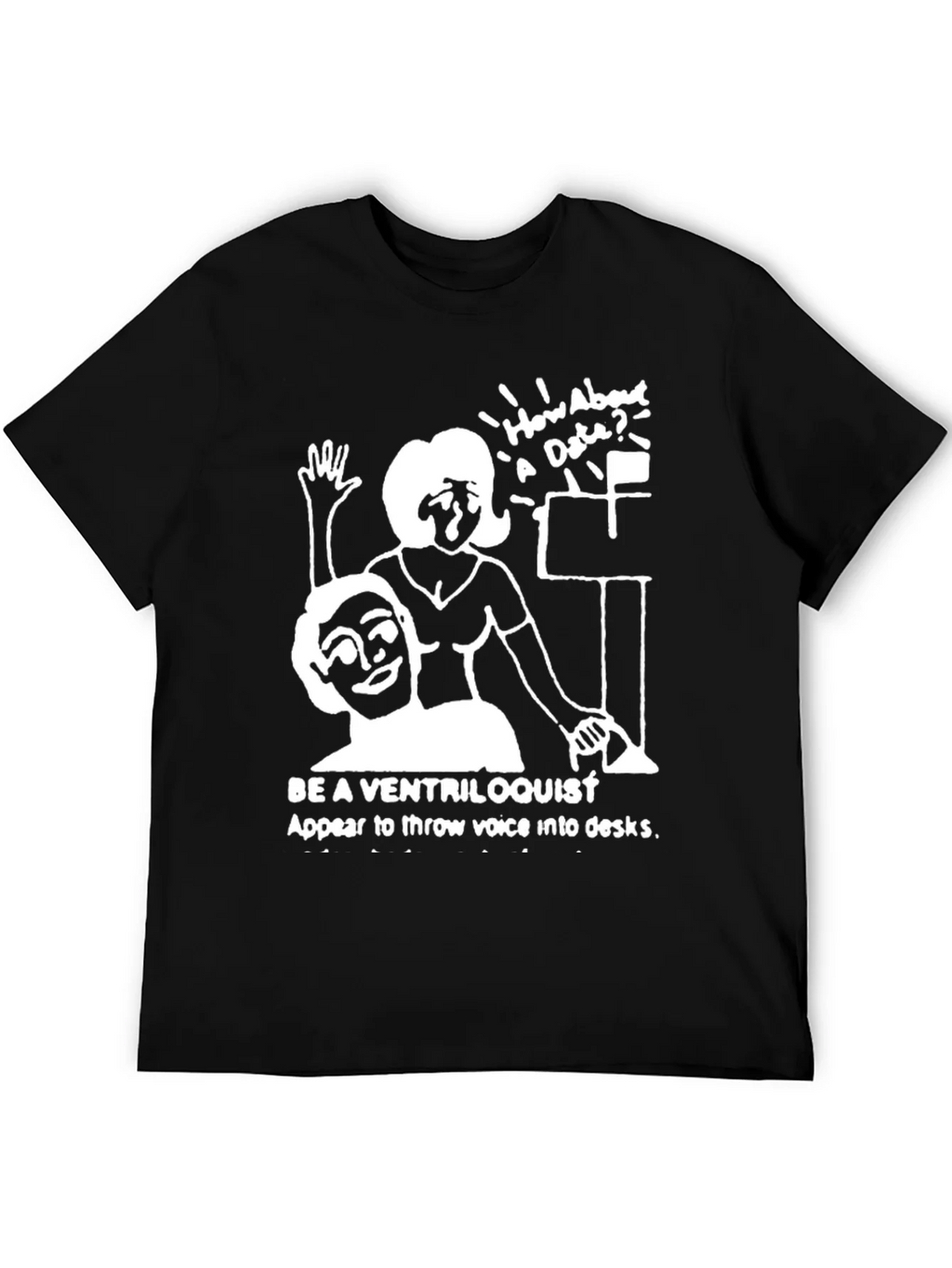 Ventriloquist Humor Graphic T-Shirt product image 5