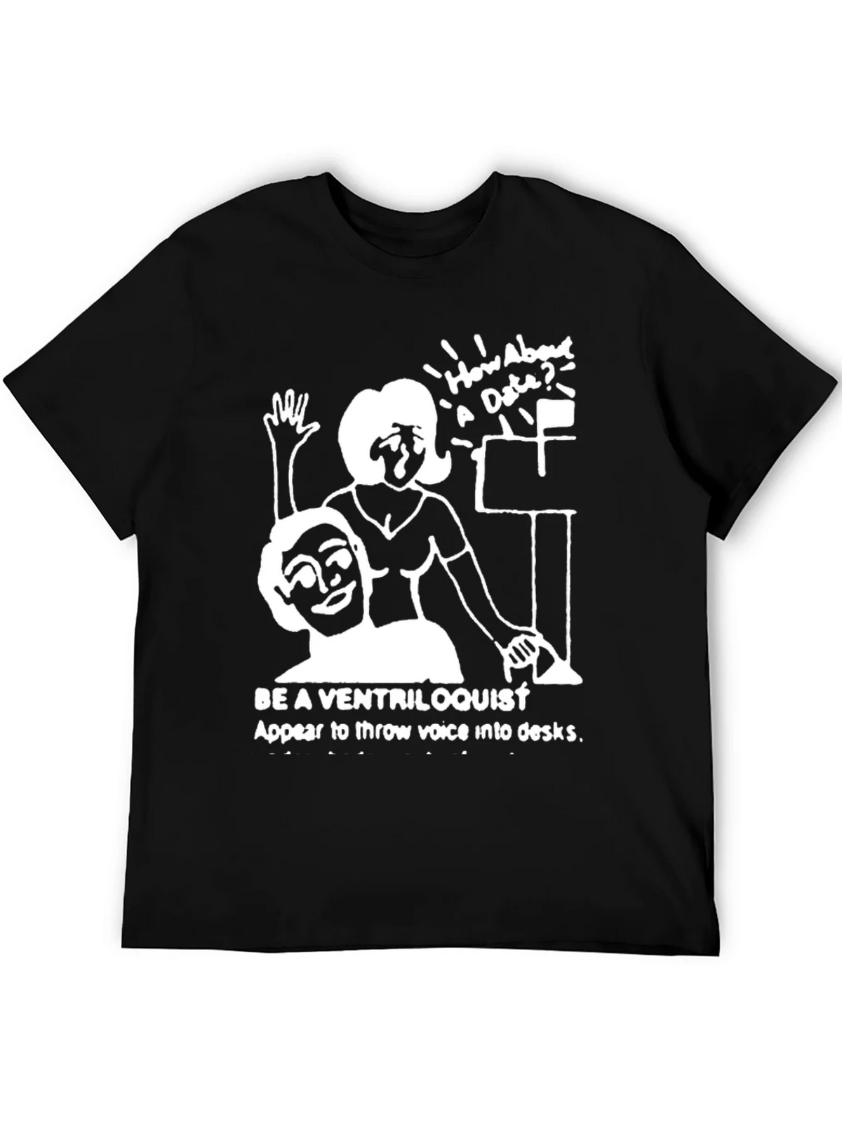 Ventriloquist Humor Graphic T-Shirt product image 5
