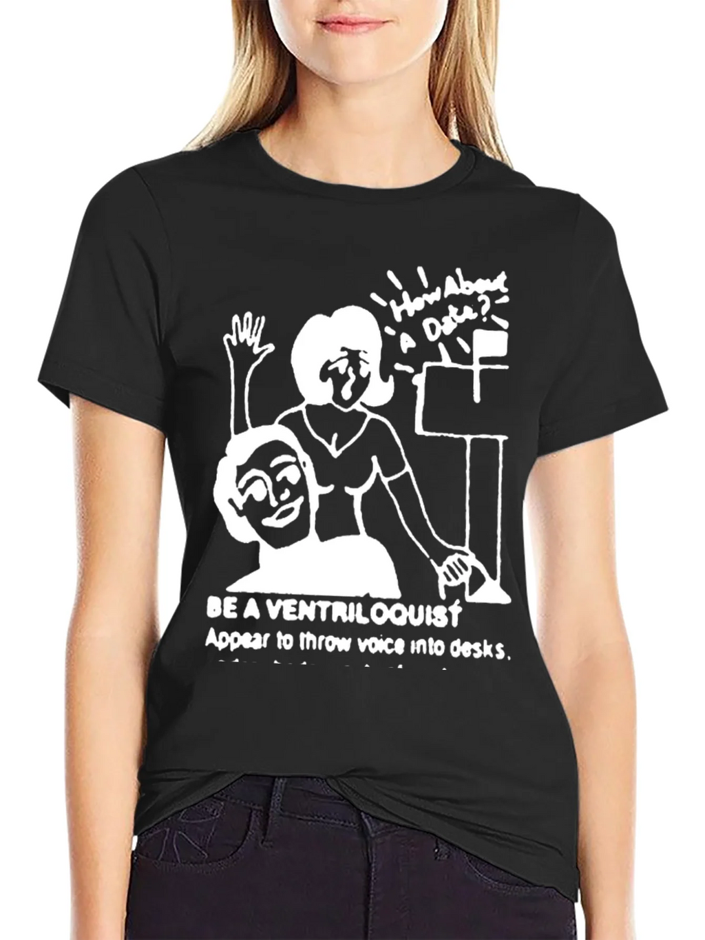 Ventriloquist Humor Graphic T-Shirt product image 2