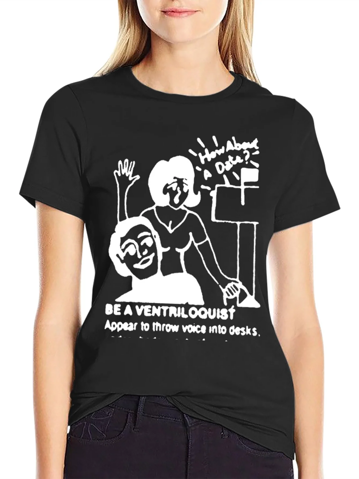 Ventriloquist Humor Graphic T-Shirt product image 2