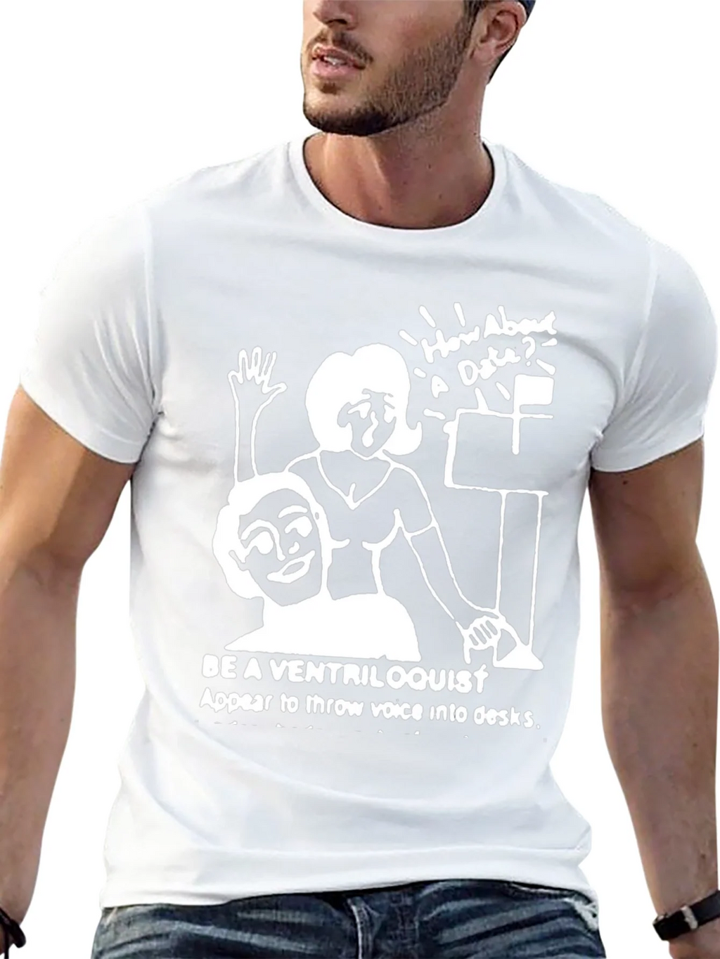 Ventriloquist Humor Graphic T-Shirt product image 12