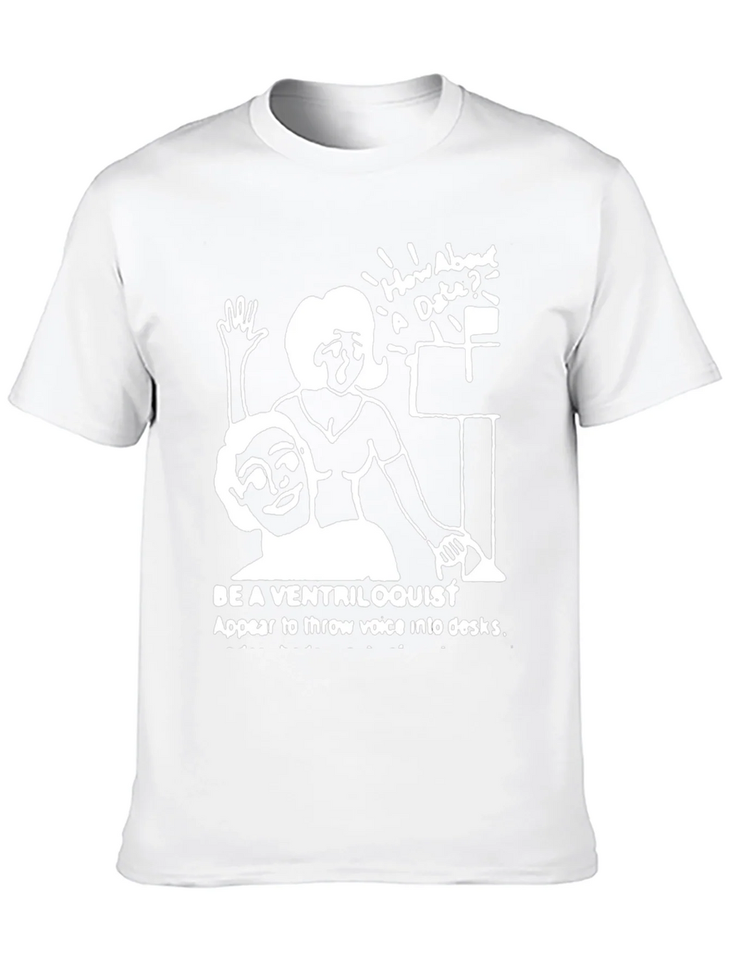 Ventriloquist Humor Graphic T-Shirt product image 9